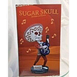 SUGAR SKULL BOBBLEHEAD TEXAS RANGERS MARIACHI HISPANIC HERITAGE SGA 09/20/25